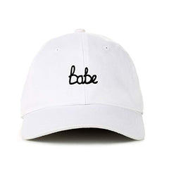 Babe Baseball Cap Embroidered Cotton Adjustable Dad Hat