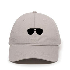 Aviator Baseball Cap Embroidered Cotton Adjustable Dad Hat