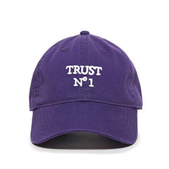 Trust No1 Nobody Baseball Cap Embroidered Cotton Adjustable Dad Hat