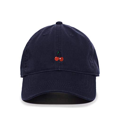 Cherries Baseball Cap Embroidered Cotton Adjustable Dad Hat