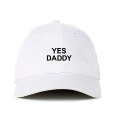 Yes Daddy Baseball Cap Embroidered Cotton Adjustable Dad Hat