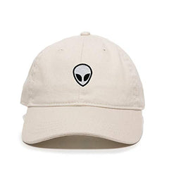 Alien Baseball Cap Embroidered Cotton Adjustable Dad Hat