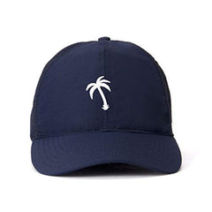 Palm Tree Slanted Baseball Cap Embroidered Cotton Adjustable Dad Hat