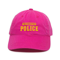 Thermostat Police Dad Baseball Cap Embroidered Cotton Adjustable Dad Hat