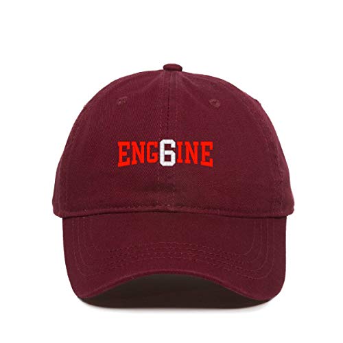 Engine 6 FD Dad Baseball Cap Embroidered Cotton Adjustable Dad Hat