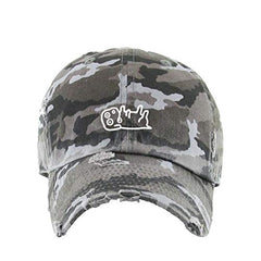 Pineapple Vintage Baseball Cap Embroidered Cotton Adjustable Distressed Dad Hat