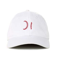 Stitches Baseball Cap Embroidered Cotton Adjustable Dad Hat