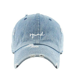 Lazy Dog Vintage Baseball Cap Embroidered Cotton Adjustable Distressed Dad Hat