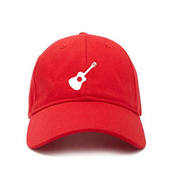 Guitar Baseball Cap Embroidered Cotton Adjustable Dad Hat