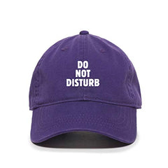 Do Not Disturb Baseball Cap Embroidered Cotton Adjustable Dad Hat