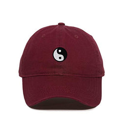 Yin Yang Baseball Cap Embroidered Cotton Adjustable Dad Hat