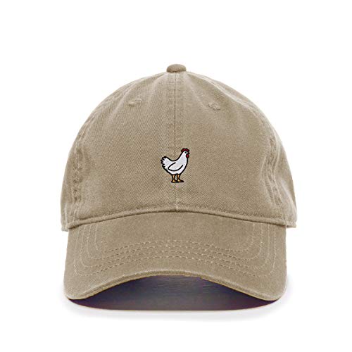 Chicken Baseball Cap Embroidered Cotton Adjustable Dad Hat