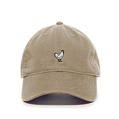 Chicken Baseball Cap Embroidered Cotton Adjustable Dad Hat