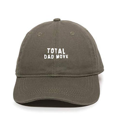 Total DAD Move Baseball Cap Embroidered Cotton Adjustable Dad Hat