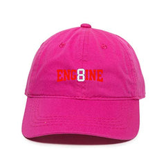 Engine 8 FD Dad Baseball Cap Embroidered Cotton Adjustable Dad Hat
