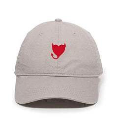 Devil Heart Baseball Cap Embroidered Cotton Adjustable Dad Hat