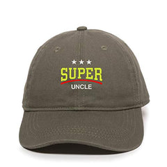 Super Uncle Dad Baseball Cap Embroidered Cotton Adjustable Dad Hat