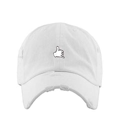 Crown Vintage Baseball Cap Embroidered Cotton Adjustable Distressed Dad Hat
