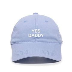 Yes Daddy Baseball Cap Embroidered Cotton Adjustable Dad Hat