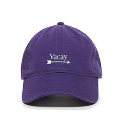 Vacay Vacation Baseball Cap Embroidered Cotton Adjustable Dad Hat