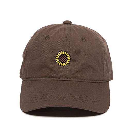 Sunflowers Baseball Cap Embroidered Cotton Adjustable Dad Hat