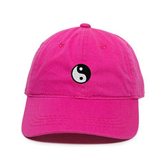 Yin Yang Baseball Cap Embroidered Cotton Adjustable Dad Hat