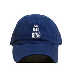 Dad You are King Baseball Cap Embroidered Cotton Adjustable Dad Hat