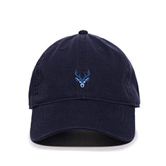 Blue Buck Deer Baseball Cap Embroidered Cotton Adjustable Dad Hat