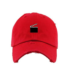 Movie Slateboard Vintage Baseball Cap Embroidered Cotton Adjustable Distressed Dad Hat