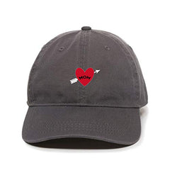 Mom Arrow Baseball Cap Embroidered Cotton Adjustable Dad Hat