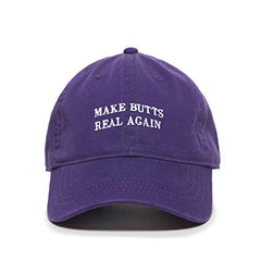 Make Butts Real Again MAGA Baseball Cap Embroidered Cotton Adjustable Dad Hat