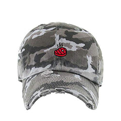Steak Vintage Baseball Cap Embroidered Cotton Adjustable Distressed Dad Hat