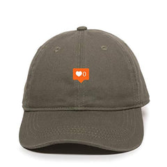 0 Likes Instagram Dad Baseball Cap Embroidered Cotton Adjustable Dad Hat