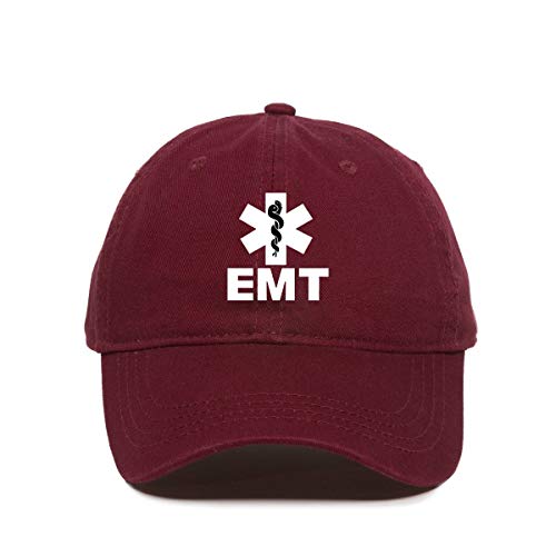 Emergency EMT Baseball Cap Embroidered Cotton Adjustable Dad Hat