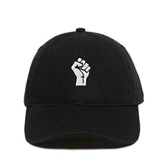White Power Fist Supremacy Baseball Cap Embroidered Cotton Adjustable Dad Hat