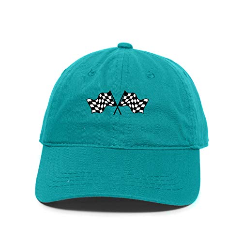 Race Flags Baseball Cap Embroidered Cotton Adjustble Dad Hat