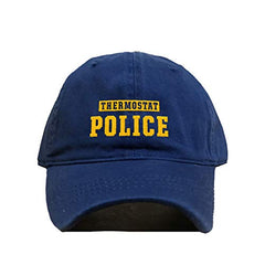 Thermostat Police Dad Baseball Cap Embroidered Cotton Adjustable Dad Hat