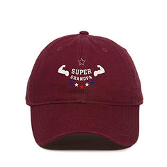 Super Grandpa Dad Baseball Cap Embroidered Cotton Adjustable Dad Hat