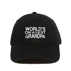Okayest Grandpa Baseball Cap Embroidered Cotton Adjustable Dad Hat