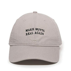 Make Butts Real Again MAGA Baseball Cap Embroidered Cotton Adjustable Dad Hat