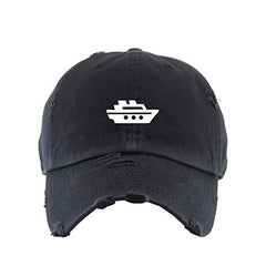 Cruise Ship Vintage Baseball Cap Embroidered Cotton Adjustable Distressed Dad Hat