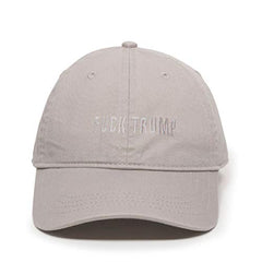 Fuck Trump Baseball Cap Embroidered Cotton Adjustable Dad Hat