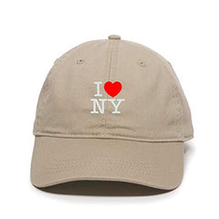 I Heart NY Dad Baseball Cap Embroidered Cotton Adjustable Dad Hat
