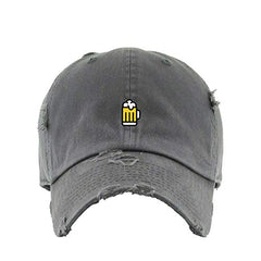 Beer Vintage Baseball Cap Embroidered Cotton Adjustable Distressed Dad Hat
