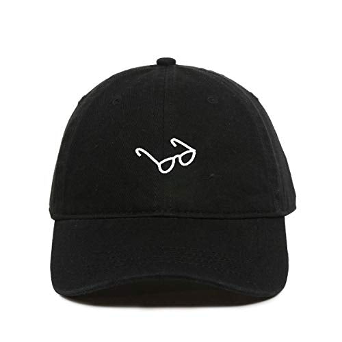 Eyeglasses Dad Baseball Cap Embroidered Cotton Adjustable Dad Hat