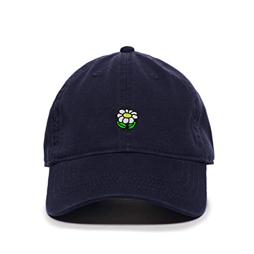Daisy Baseball Cap Embroidered Cotton Adjustable Dad Hat