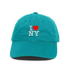 I Heart NY Dad Baseball Cap Embroidered Cotton Adjustable Dad Hat