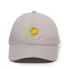 Tennis Ball Baseball Cap Embroidered Cotton Adjustable Dad Hat