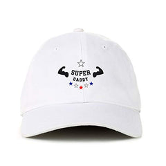 Super Daddy Dad Baseball Cap Embroidered Cotton Adjustable Dad Hat