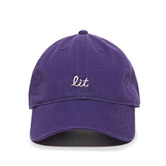 It's Lit Baseball Cap Embroidered Cotton Adjustable Dad Hat